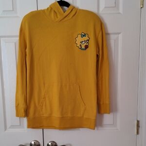 POPSUGAR Yellow Kids Hoodie with Character Design